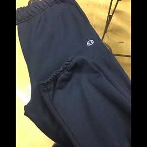 Champion fleece pants navy